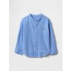 GAP Baby linen shirt Boys svetlomodrá
