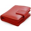 Červená dámska kožená peňaženka Makenzie