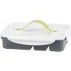 MagicHome Obedár hranatý s priehradkami 1000 ml 170 x 235 x 55 mm