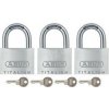 Abus Visiaci zámok 727TI Titalium - unifikované sady na blistri - 727TI/40 Triples
