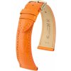Oranžový kožený remienok Hirsch London L 04307076-1 (Aligátorí koža) Hirsch selection 20 mm