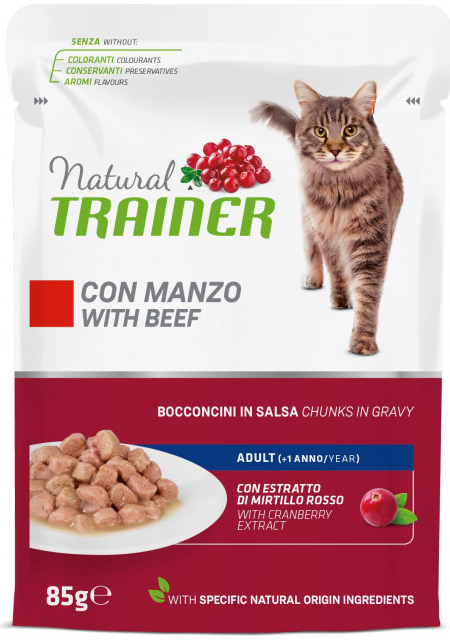 Trainer Natural CAT AD. hovezi 85 g