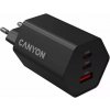Canyon Hexagon 65, vysokorýchlostná univerzálna nabíjačka do steny, čierna CND-CHAHEX65B