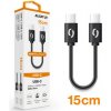 Aligator DATKP44 POWER USB-C/USB-C, 15cm, černý