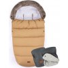 Petite&Mars Zimný set 4v1 Comfy Elegant Caramel Jasie Charcoal sivý