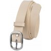 Dámsky kožený opasok Beltimore – elegantný doplnok k šatám aj nohaviciam Farba: Ecru, Dlžka opaska: 85