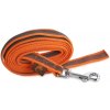 Firedog Pogumované vodítko 20 mm 1 m bez rúčky oranžové
