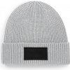 Beechfield Zimná čiapka s nášivkou B442R Light Grey one size