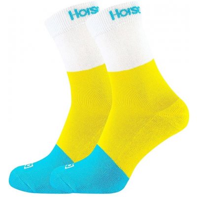 Horsefeathers ponožky Split White