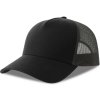Atlantis Headwear Kšiltovka Rapper Cotton-S, 5 panelová, Trucker COT33026081099-black/dark UNI Černá/šedá tmavá