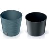 Kvetináč FURU ROUND 25 cm - farba: škandinávska modrá (Prosperplast DFR250-5415C)