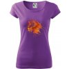 Liška machuľa - Dámske tričko Pure - 2XL ( Fialová )