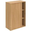 Hobis Policová skrinka Drive, 80x111x40 cm dub/dub, zámok