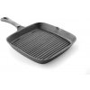 Hendi 629932 Panvica štvorcová liatinová na grilovanie 230 x 230 x H25 mm