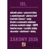 Zákony III/2026 - Zákoník práce, Pojištění, Sociální služby - Poradce s.r.o.