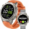 Inteligentné hodinky Nexano NX56 VODOTESNÉ IP69K AMOLED GPS strieborné