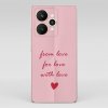 4NewCase - Realme - Realme 15 / 15 Pro - SILIKÓN - With Love - 1013590500097