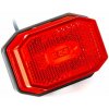 ACI pozičné svetlo LED obdĺžnikové červené 71 × 50 mm s odrazkou, kábel 0,5 m