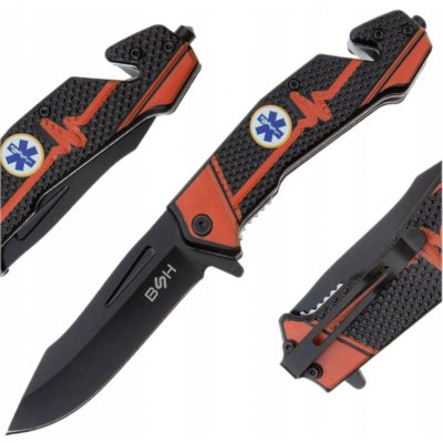 Záchranársky BSH Adventure N-380B skladací taktický nôž