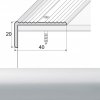 EFFECTOR Rohová lišta A33 Strieborná 90 cm