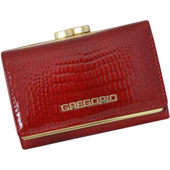 Gregorio dámska malá kožená peňaženka SLL117 červená