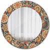 Okrúhle ozdobné zrkadlo Ilustrácia kvetového roka fi 50 cm