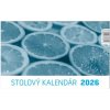 Stolový kalendár riadkový MALÝ 20 × 12,5 cm 2026