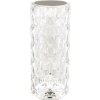 GLOBO 28071 GIXI stolná lampička V210mm LED 1,5W/50lm 2700+4000+6500K efekt číreho krištáľu, vrátane batérie 800 mAh 3,7V, USB kábel