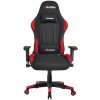 MERCURY Herná stolička MRacer látková, čierno-červená