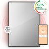 Klarstein La Palma 750 smart, infračervený ohrievač 2 v 1, 85 x 60 cm, 750W, zrkadlová predná časť (HTR10-LaPalmaS750B)
