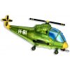 Balón fóliový 97 cm helikoptéra zelená