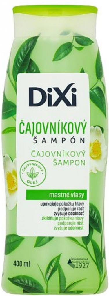 Dixi šampón s čajovníkovým olejom na mastné vlasy 400 ml