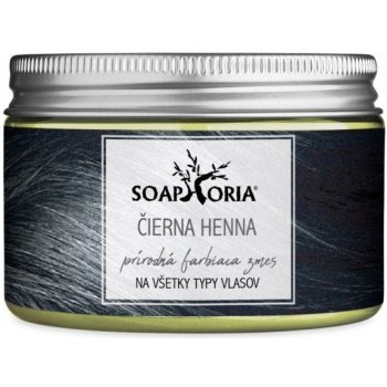 Soaphoria Bylinná farbiaca zmes na vlasy z henny - čierna 100 g