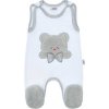 Luxusné dojčenské dupačky New Baby Honey Bear s D aplikáciou
