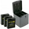 Patona Nbíječka pro digitální kameru Triple GoPro Hero 13, USB-C + 3x baterie 1950mAh Enduro PT4243B