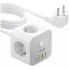 Baseus PRKK3X3USBBASWH 3x zásuvka + 3x USB + 1x USB-C 20W 1,5m bílý