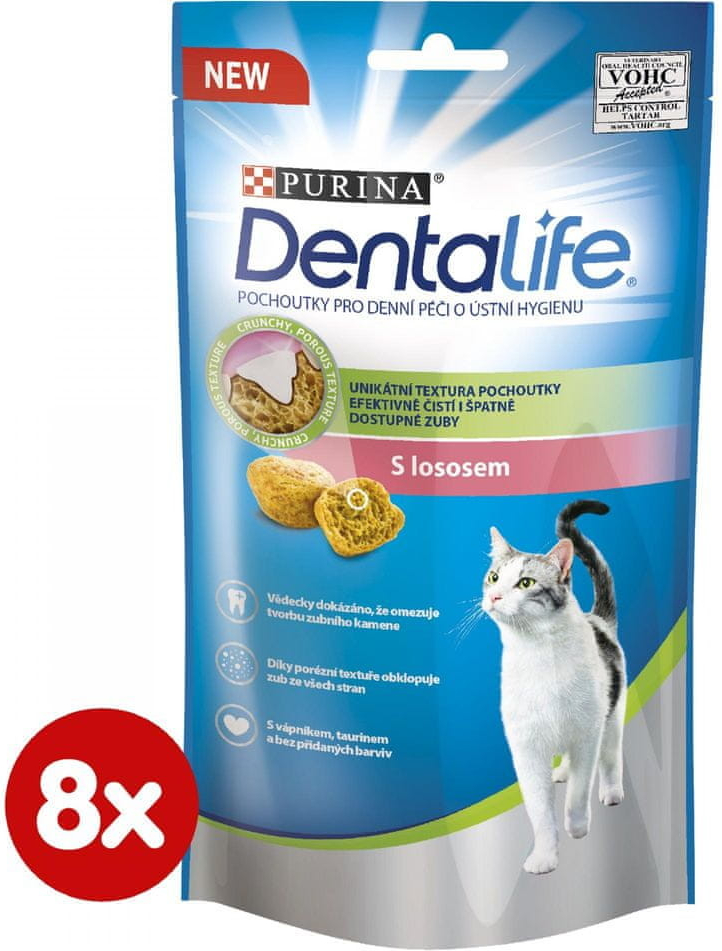 Nestle DentaLife cat salmon 8 x 40 g