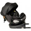 ISOFIX-ová autosedačka Mama Kiddies Turbo Wings otočná o 360° (40 – 150 cm) v čiernej farbe + darček – opierka chrbtice, slnečná clona