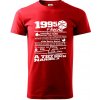 1995 v kocke - Klasické pánske tričko vyššej gramáže - XL ( Červená )