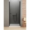 New Trendy D-0209A NEW SOLEO BLACK jednokrídlové sprchové dvere do niky 70 cm čierna
