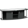 Diversa Comfort stolík pod akvárium 200x80x67cm čierna vypuklý