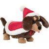 Jellycat Otto Sausage s vianočnou čiapočkou 18 cm
