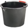 Strend Pro Vedro ReCycled® 12 lit, stavebné, plast, s výlevkou, plastový úchyt, čierne