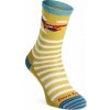 Darn Tough Merino ponožky dámske Animal Haus Crew Lightweight buttercup