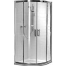 KOLO GEO 6 štvorcoví sprchovací kút 90 cm, posuvné dvere 875 900 x 190 cm strieborná lesklá GKDK90222003
