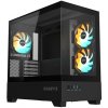 GIGABYTE C201 PANORAMIC/Midi Tower/Transpar./Čierna GB-C201P