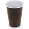 Wimex Kávový pohár hnedo biely 0,18 l PP 70 mm