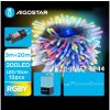 Aigostar B.V. | Aigostar - LED Vonkajšia vianočná reťaz 200xLED/8 funkcií 23m IP44 multicolor | AI0455