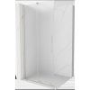 MEXEN/S - Velar Sprchová zástena posuvná Walk-in 85 x 200, dekor 8 mm, nikel kartáčovaný 871-085-000-33-97