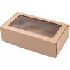 NAKUPIM.SK Darčekové krabice s priehľadným odklápacím vekom 350x200x100mm